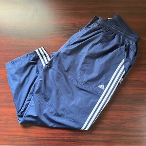 Vintage Adidas Track Pants With Logo Detailing Baggy Nylon Blue Size XXL